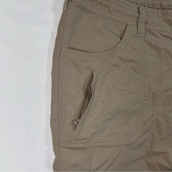 The North Face Women's Khaki Hiking Shorts Size 10 - Picture 9 of 9